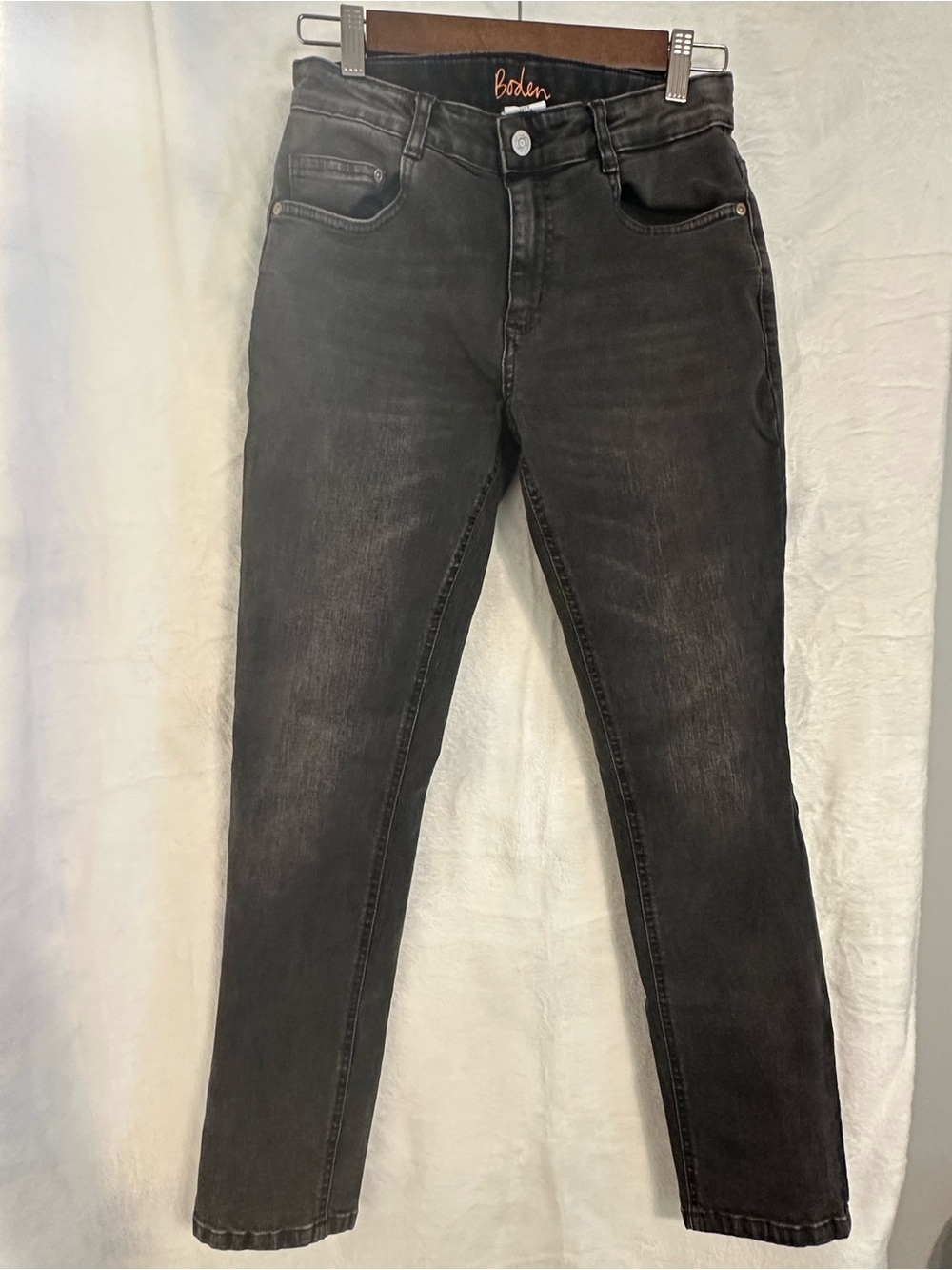 Boden kids  Washed Black Skinny Jeans